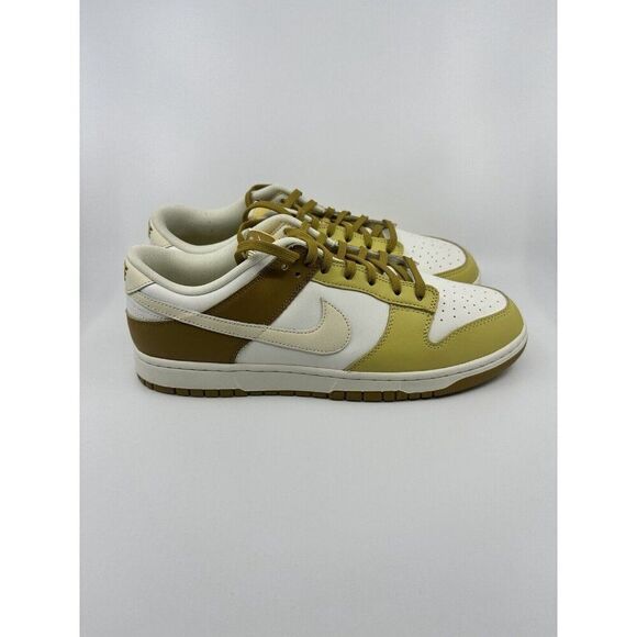 Nike Dunk Low Retro 'Bronzine' Coconut Milk Gold White Men’s Size 14 FZ4042-716 - Picture 3 of 5